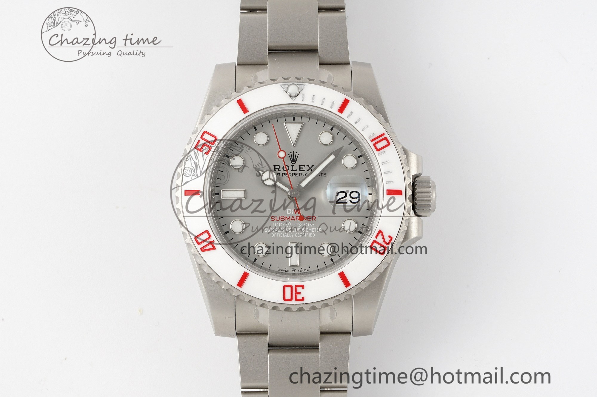 [VS공장]롤렉스 서브마리너  DIW Sandblasted Gray Dial White Ceramic Bezel  VS3135