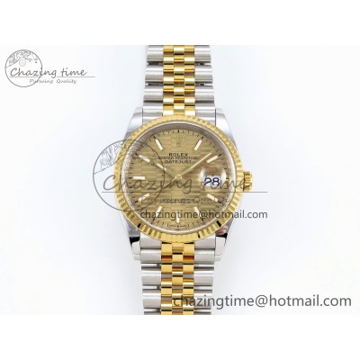 [Clean공장]롤렉스 데이저스트 36mm 126233 YG Textured Stick Dial Jubilee Bracelet VR3235