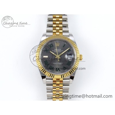 [Clean공장]롤렉스 데이저스트 41mm 126333 Gray Dial Green Roman Marker VR3235
