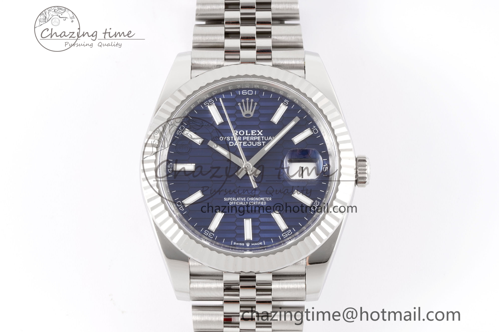 [Clean공장]롤렉스 데이저스트 41mm 126334 Blue Texuted Dial on Jubilee Bracelet VR3235