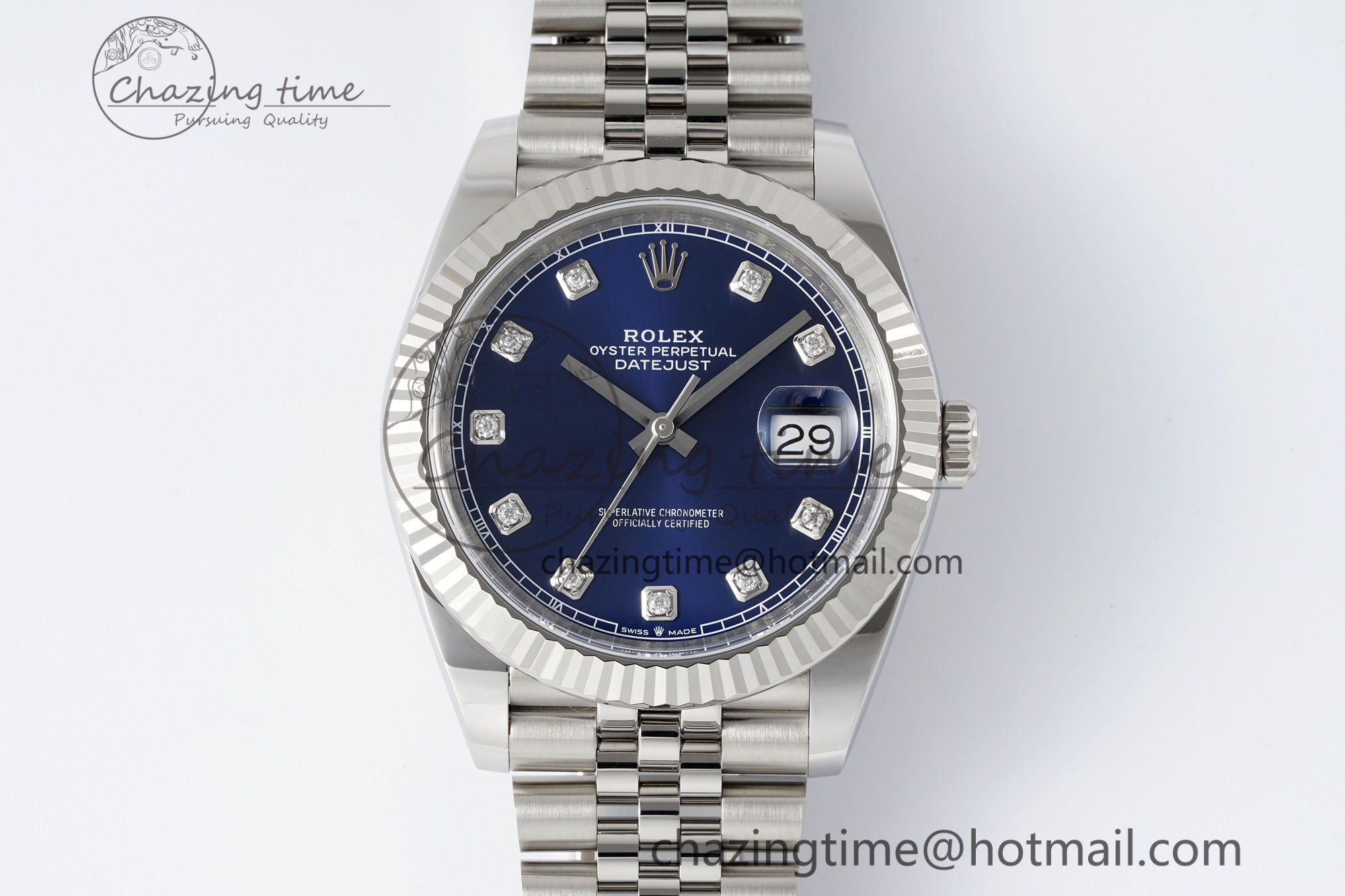 [Clean공장]롤렉스 데이저스트 41mm 126334 Blue/Moissanite  VR3235
