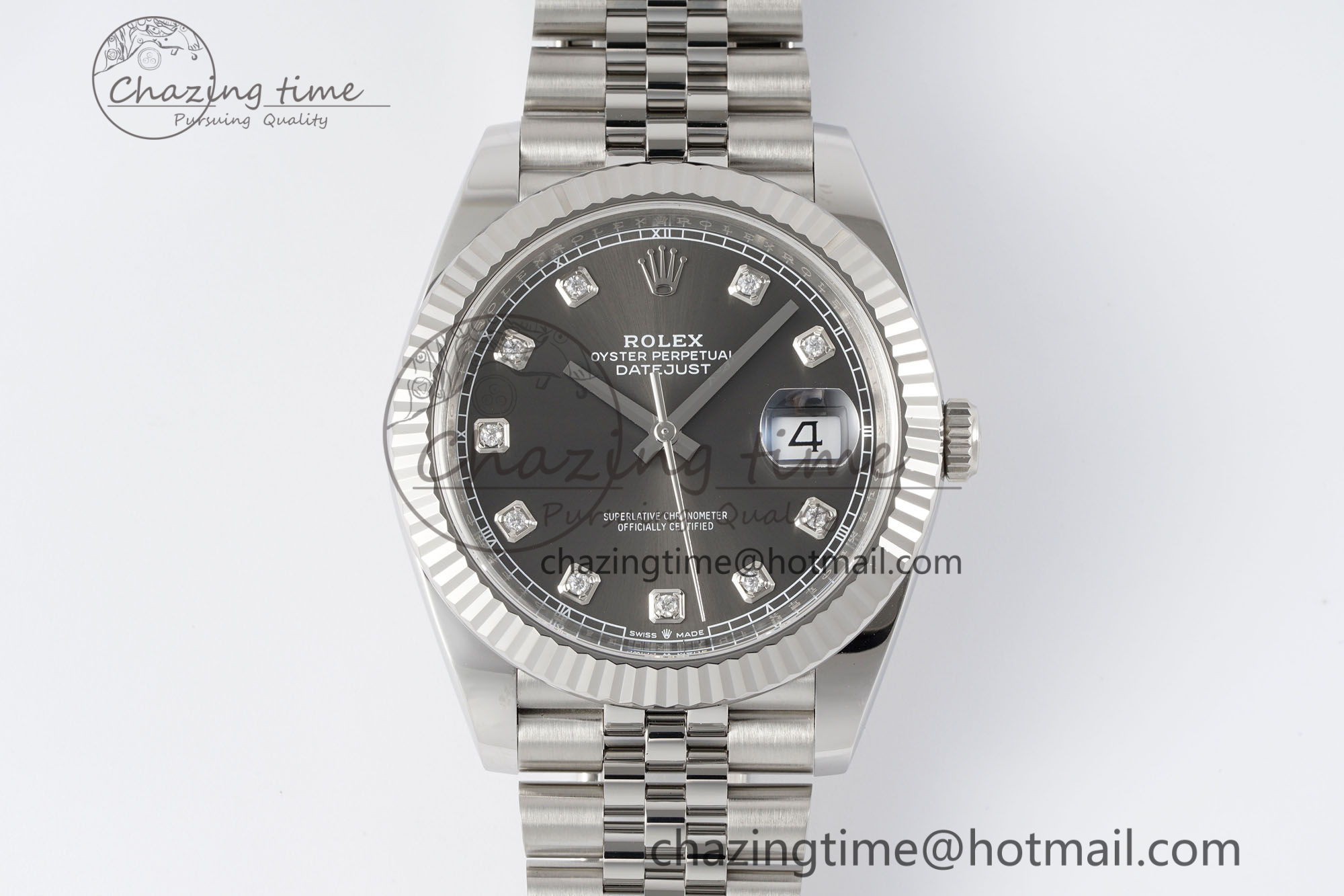 [Clean공장]롤렉스 데이저스트 41mm 126334 Grey/Moissanite VR3235