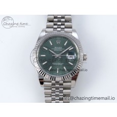 [Clean공장]롤렉스 데이저스트 41mm 126334 Green Stick Dial on SS Jubilee Bracelet VR3235