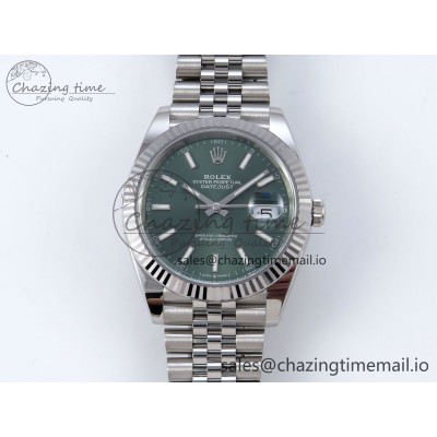 [Clean공장]롤렉스 데이저스트 41mm 126334 Green Stick Dial on SS Jubilee Bracelet VR3235