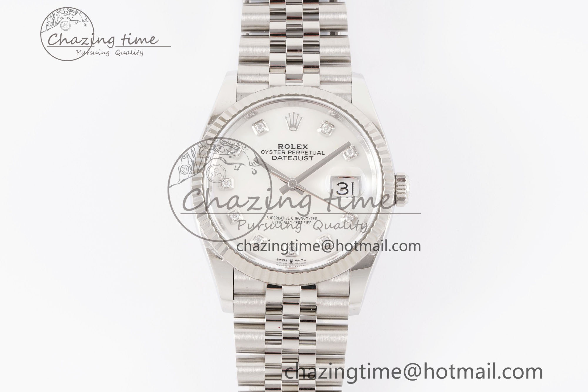 [Clean공장]롤렉스 데이저스트 36mm 126234 White MOP Diamonds Dial on Jubilee Bracelet VR3235
