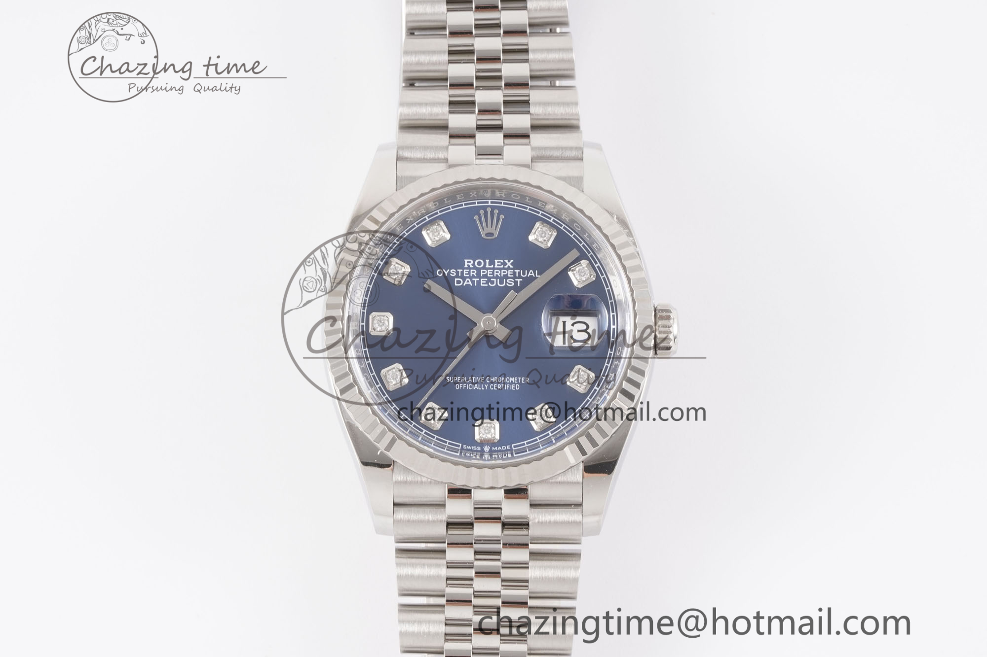 [Clean공장]롤렉스 데이저스트 36mm 126234 Blue Diamonds Dial on Jubilee Bracelet VR3235