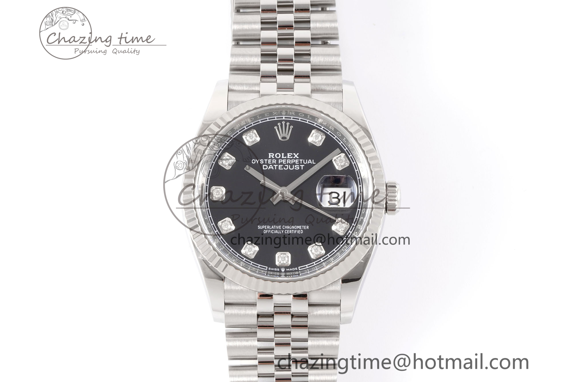 [Clean공장]롤렉스 데이저스트 36mm 126234 Black Diamonds Dial on Jubilee Bracelet VR3235