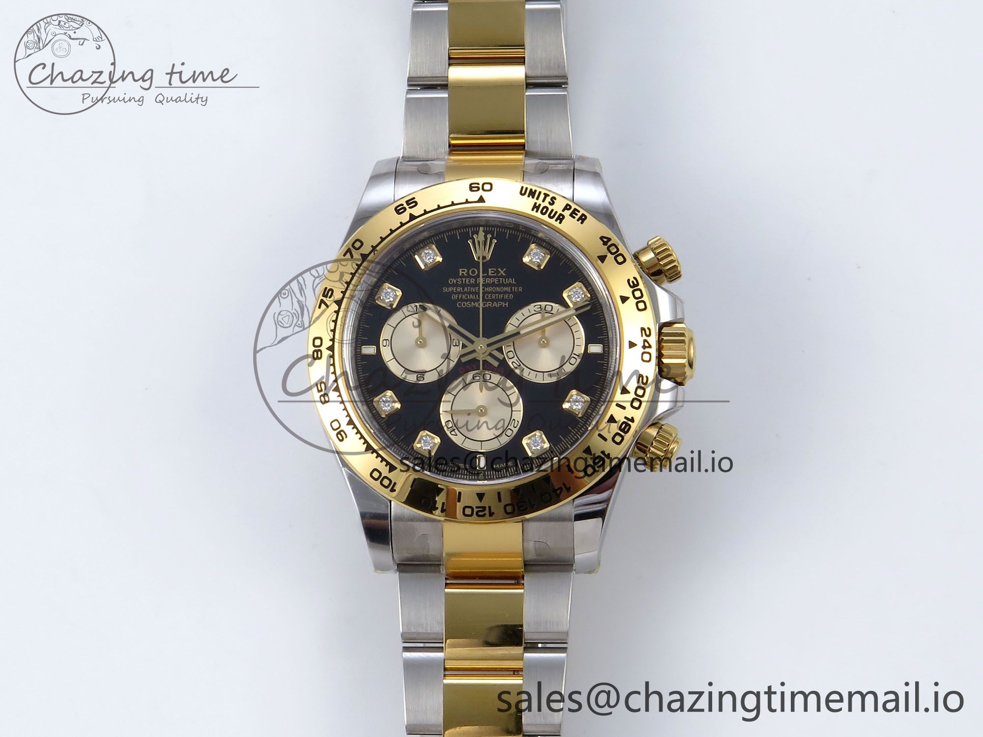 [Clean공장]롤렉스 데이토나 126503 Black/YG Diamond Dial on SS/YG Bracelet SH4131