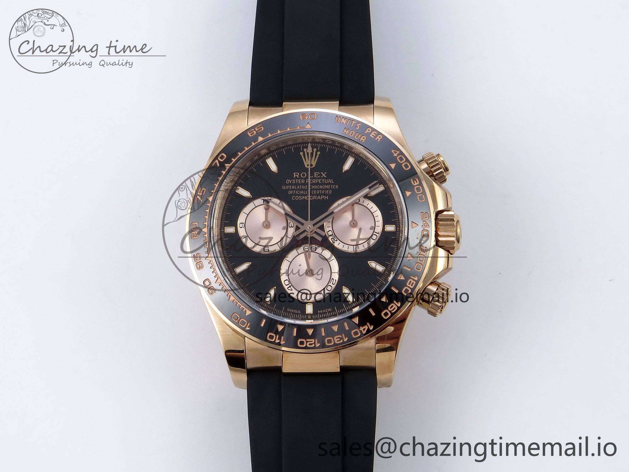 [Clean공장]롤렉스 데이토나 126515 Black Stick Dial on Oysterflex Rubber Strap SH4131