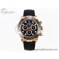 [Clean공장]롤렉스 데이토나 116515 lack Diamonds Dial on Oysterflex Strap SA4130