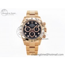 [Clean공장]롤렉스 데이토나 116505 Black Diamonds Dial on RG Bracelet SA4130