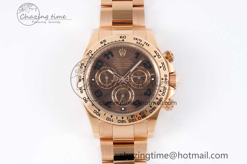 [Clean공장]롤렉스 데이토나 116515 Chocolate Dial Black Markers on RG Bracelet SA4130