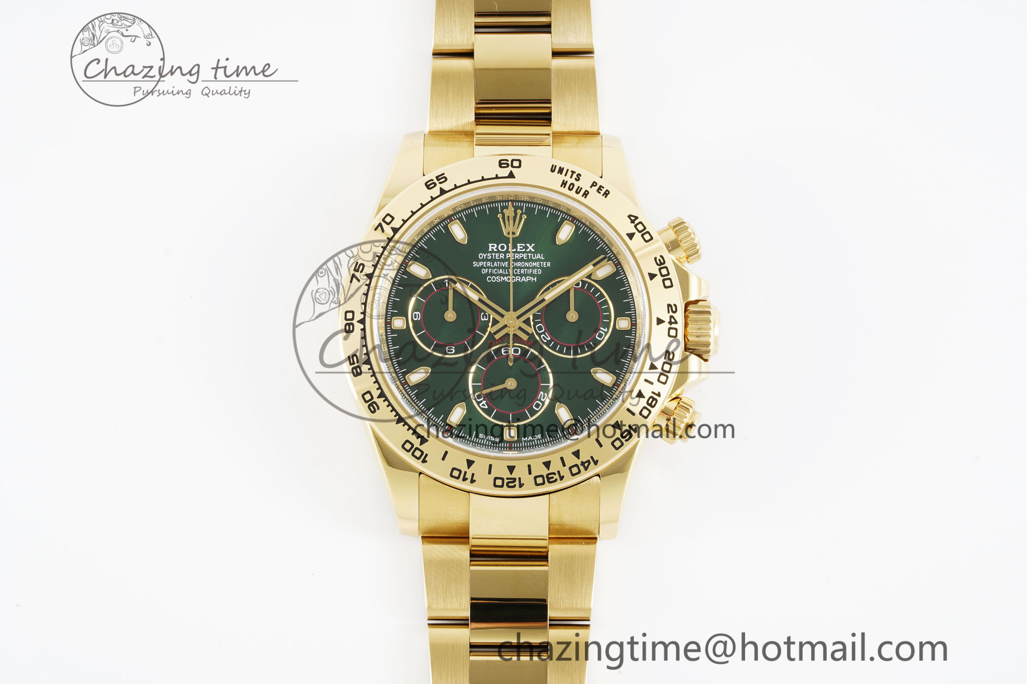 [Clean공장]롤렉스 데이토나 116508 Green Dial on YG Bracelet SA4130