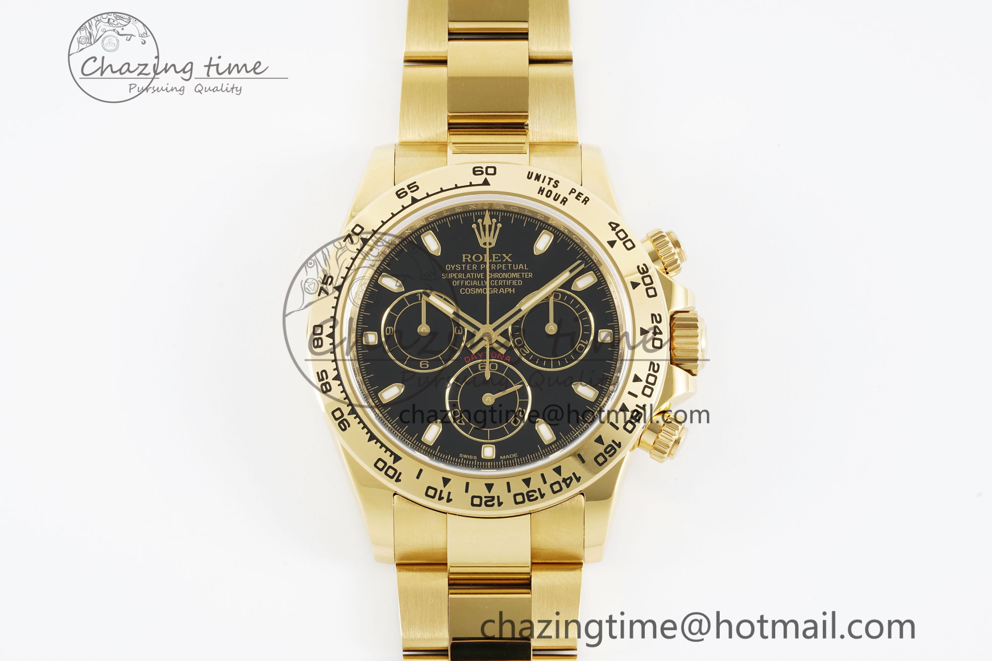 [Clean공장]롤렉스 데이토나 116508  Black Dial on YG Bracelet SA4130