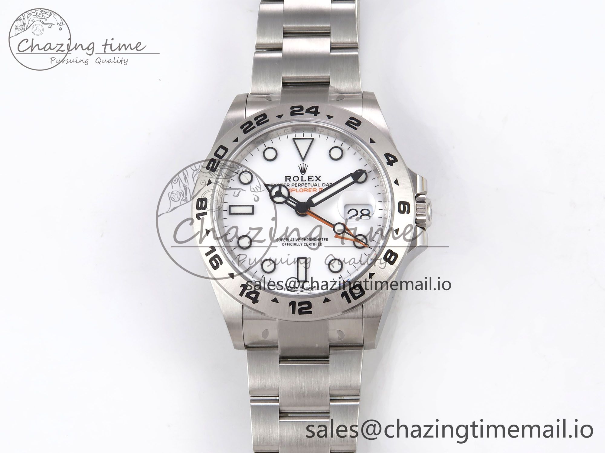 [Clean공장]롤렉스 익스플로러 II 42mm 226570 White Dial on Bracelet DD3285