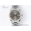 [GM공장]롤렉스 데이데이트 40 Gray Dial Stick Markers on President Bracelet A2836
