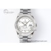 [GM공장]롤렉스 데이데이트 40 White Dial Roman Markers on President Bracelet A2836