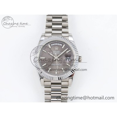 [GM공장]롤렉스 데이데이트 40 Gray Stick Dial on President Bracelet VR2836 V3 (텅스텐)