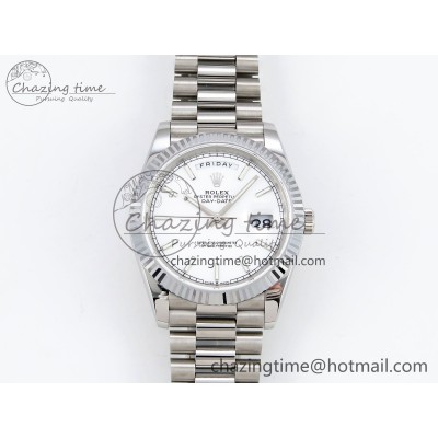 [GM공장]롤렉스 데이데이트 40 White Stick Dial on President Bracelet VR2836 V3 (텅스텐)