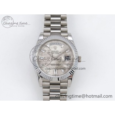 [GM공장]롤렉스 데이데이트 40 Moon Crystal Dial on President Bracelet VR2836 V3 (텅스텐)