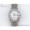 [GM공장]롤렉스 데이데이트 40 White Roman Dial on President Bracelet VR2836 V3 (텅스텐)