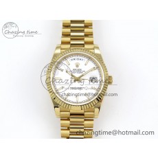 [GM공장]롤렉스 데이데이트 40 YG White Stick Dial on President Bracelet VR2836 (텅스텐)
