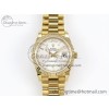 [GM공장]롤렉스 데이데이트 40 Silver Textured Stick Dial on President Bracelet VR2836 (텅스텐)