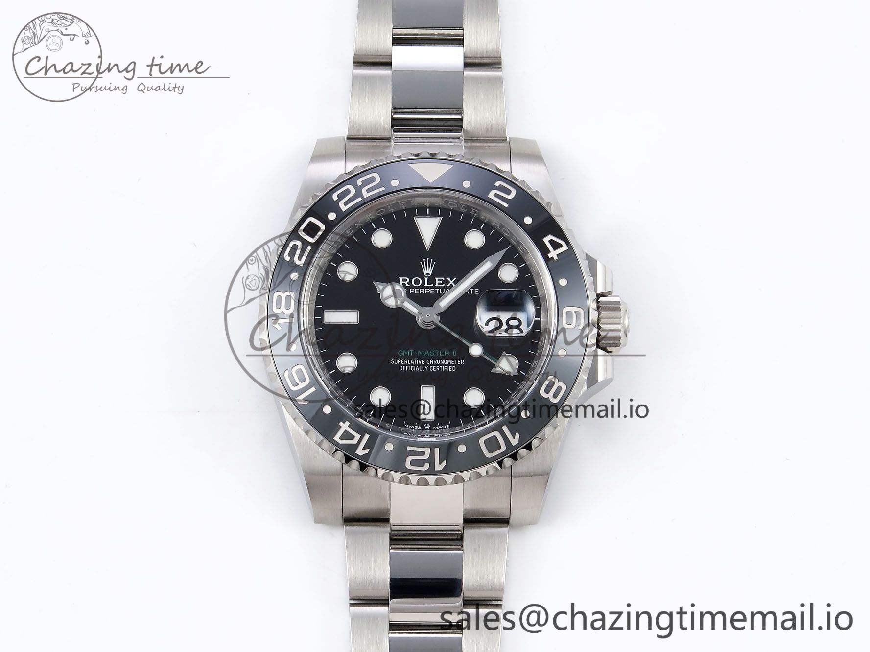 [Clean공장]롤렉스 지엠티마스터 II 126710 GRNR Black/Gray Ceramic Oyster Strap DD3285