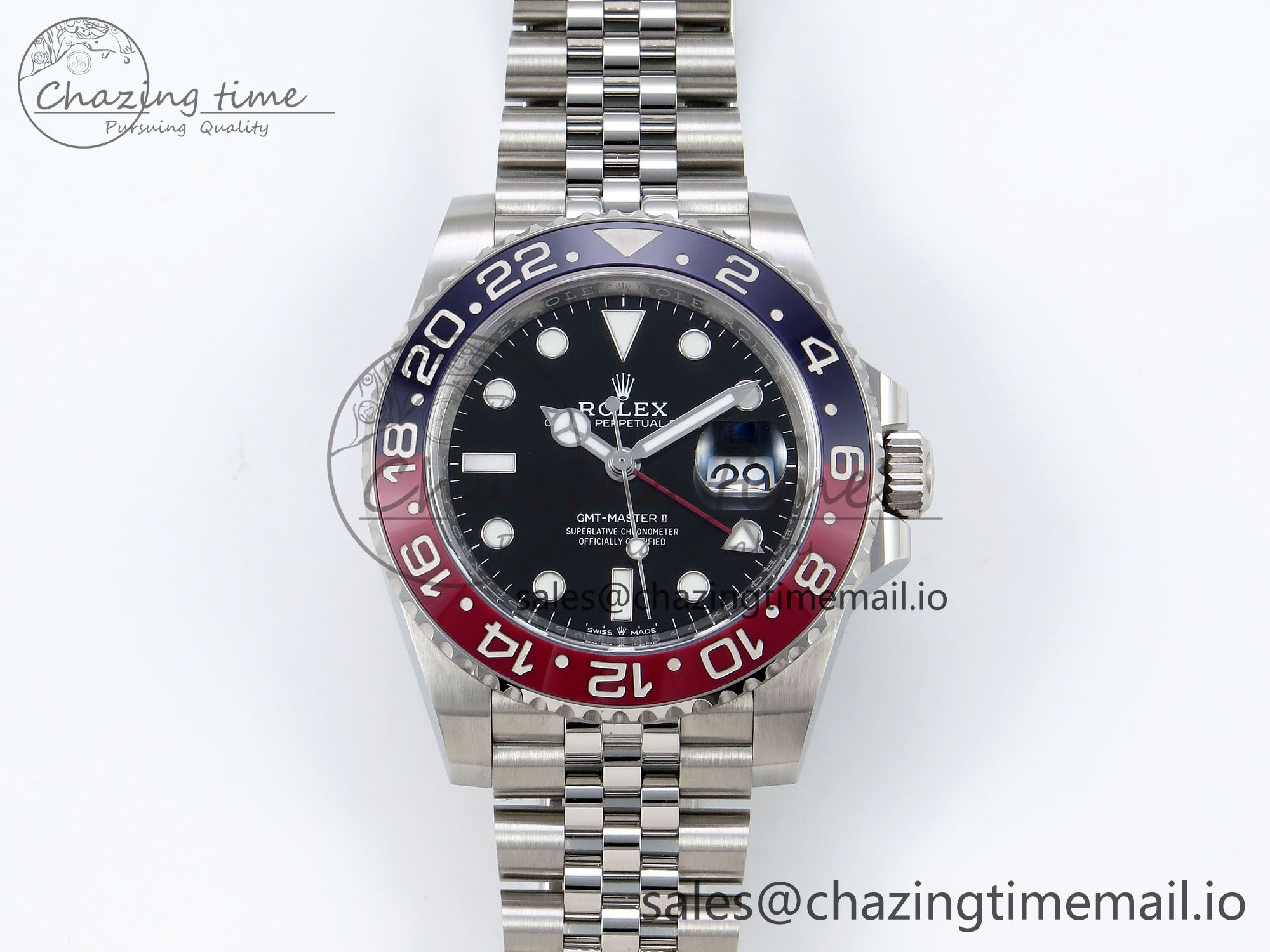 [Clean공장]롤렉스 지엠티마스터 II 126710 BLRO Blue/Red Ceramic Jubilee Bracelet DD3285