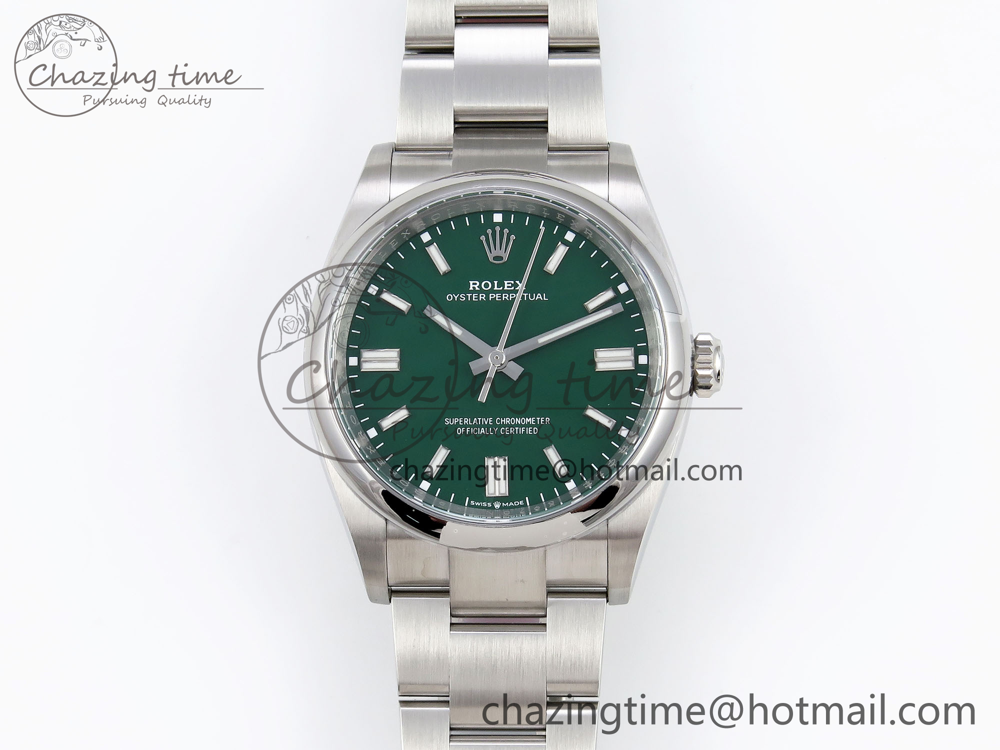 [Clean공장]롤렉스 오이스터페페츄얼 126000 36mm Green Dial on SS Bracelet VR3230