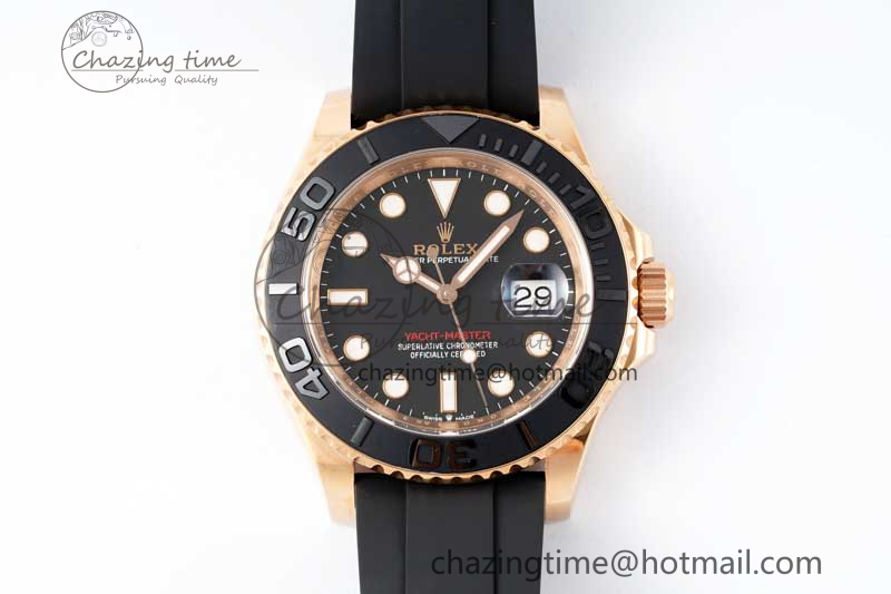 [Clean공장]롤렉스 요트마스터 40mm 126655 RG Black Ceramic Bezel on Oysterflex Strap VR3235