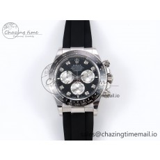 [APS공장]롤렉스 데이토나 126519 LN Black Diamonds Dial on Oysterflex Strap SH4131 (텅스텐)