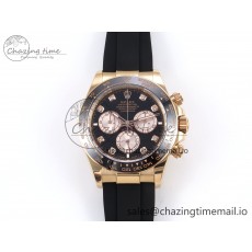 [APS공장]롤렉스 데이토나 126515 RG Black Diamonds Dial on Oysterflex Strap SH4131 (텅스텐)