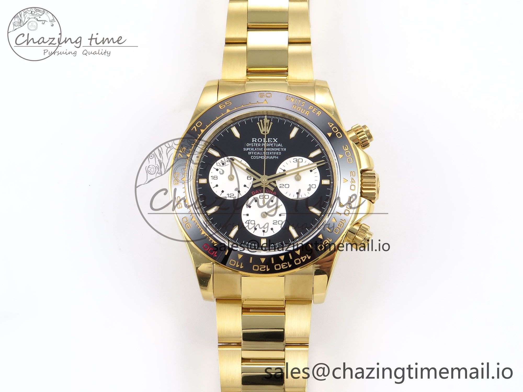 [Q공장]롤렉스 데이토나 126528LN YG Bracelet SH4132 V6 (텅스텐)