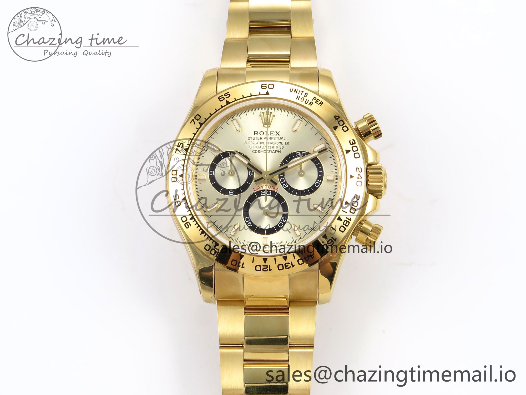 [Q공장]롤렉스 데이토나 126508 YG/Black Dial on YG Bracelet SH4131 V6 (텅스텐)