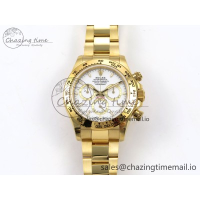 [Q공장]롤렉스 데이토나 126503 White Dial on YG Bracelet SH4131 V6 (텅스텐)