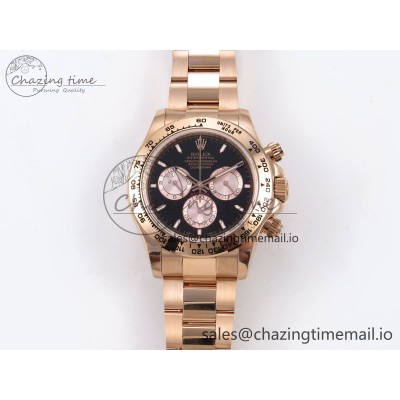 [Q공장]롤렉스 데이토나 126505  Black/RG Dial on RG Bracelet SH4131 V6 (텅스텐)