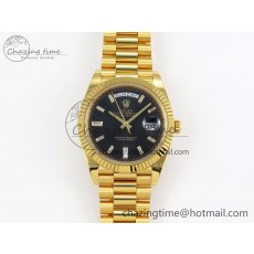 [AR공장]롤렉스 데이데이트 40mm YG 228238 Crystal Diamonds Bezel on President Bracelet VR3255 (텅스텐)