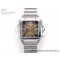 [BV공장]까르띠에 산토스 35mm Brown Dial on SS SmartLinks Bracelet MIYOTA 9015