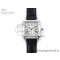 [AF공장]까르띠에 산토스 뒤몽 31.4mm Silver Dial on Black Croco Strap A157