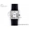[AF공장]까르띠에 탱크솔로 Ladies 28mm White Dial Diamonds Bezel on Black Croco Strap Ronda Quartz