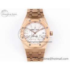 [IPF공장] 로얄오크 15450 화이트 다이얼 로즈골드 금통 37mm 15450 RG IPF Best Edition White Dial on RG Bracelet SA3120 Super Clone