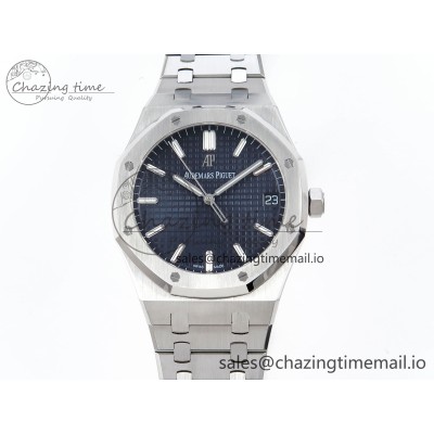 [APS공장] 로얄오크 15500 블루 다이얼 41mm 15500 SS APSF 1:1 Best Edition Blue Dial on SS Bracelet SA4302 Super Clone
