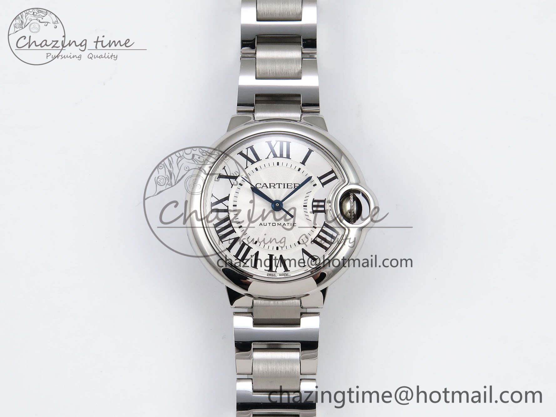 [AF공장]까르띠에 발롱블루 33mm White Dial on SS Bracelet SEIKO NH05A