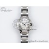 [AF공장]까르띠에 발롱블루 33mm White Dial on SS Bracelet SEIKO NH05A
