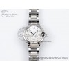 [AF공장]까르띠에 발롱블루 33mm White Diamonds Dial on SS Bracelet SEIKO NH05A