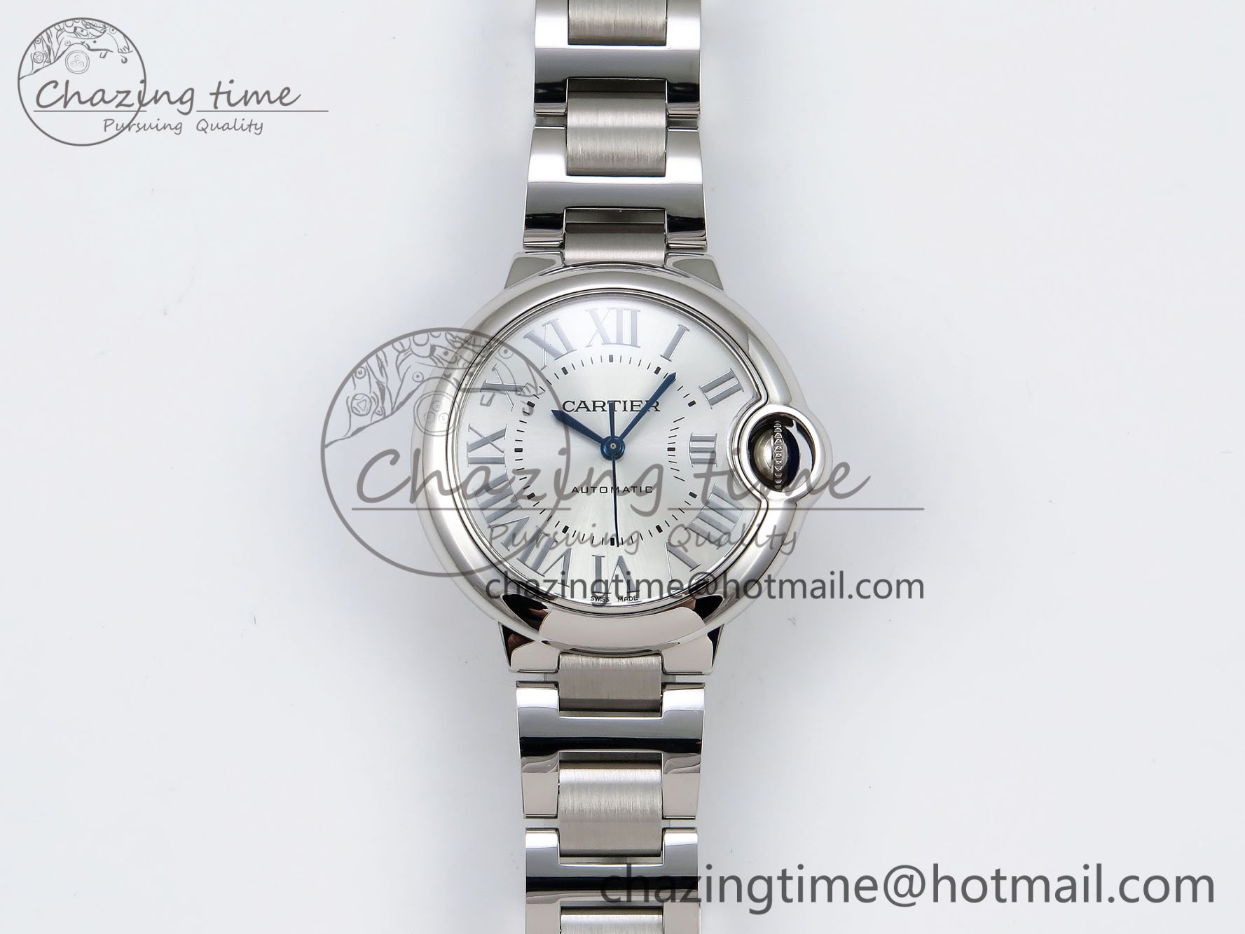 [AF공장]까르띠에 발롱블루 33mm Silver Dial on SS Bracelet SEIKO NH05A
