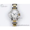[AF공장]까르띠에 발롱블루 33mm Silver Dial on SS/YG Bracelet SEIKO NH05A