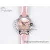 [AF공장]까르띠에 발롱블루 33mm Pink Dial on Pink Leather Strap SEIKO NH05A