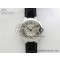 [AF공장]까르띠에 발롱블루 42mm White Texture Dial on Black Leather Strap A2824
